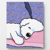 KiniArt Hond Moe Bichon Fotoplaat (Voorkant)