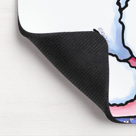 KiniArt Hond Vermoeide Bichon Muismat (Hoek)