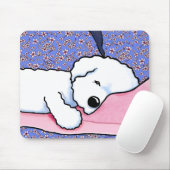 KiniArt Hond Vermoeide Bichon Muismat (Met muis)
