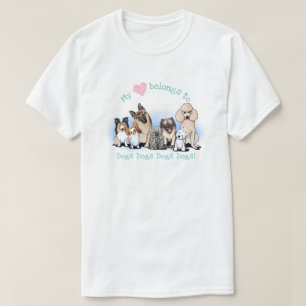 KiniArt Hondenliefhebber T-Shirt