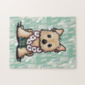 KiniArt Hula Girl Cairn Terrier Legpuzzel (Horizontaal)