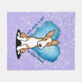 KiniArt Ibizan Hound Fleece Blanket Deken (Voorkant (Horizontaal))