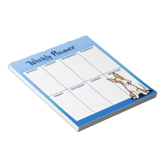 KiniArt Ibizan Weekly Planning Notitieblok (Schuin)