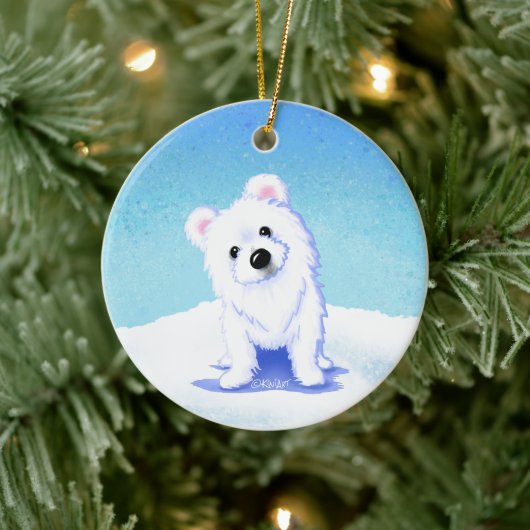 KiniArt IJsbeer Ornament (Boom)