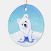 KiniArt IJsbeer Ornament (Links)