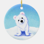 KiniArt IJsbeer Ornament (Achterkant)