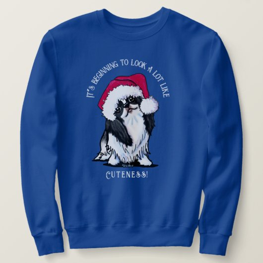 KiniArt Japans kerstshirt met kerstmis Trui (Design voorkant)