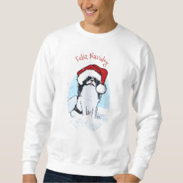 KiniArt Japans kerstshirt met kerstmis Trui