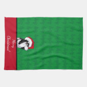 KiniArt Japanse Chin Kerstmis Theedoek (Horizontaal)