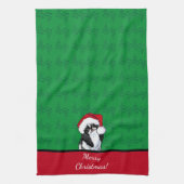 KiniArt Japanse Chin Kerstmis Theedoek (Verticaal)