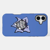 KiniArt Kat Blast iPhone Hoesje (Achterkant horizontaal)
