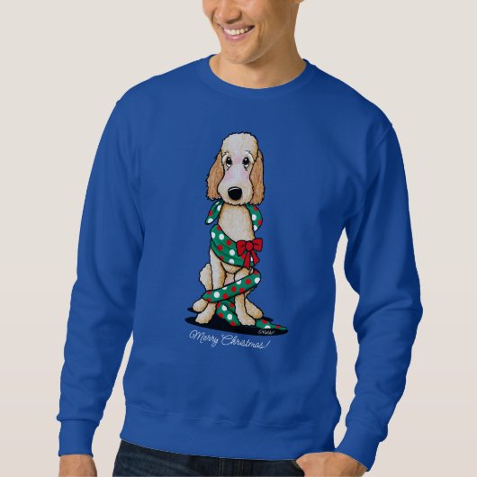 KiniArt Kerst Blonde Doodle Trui (Voorkant)