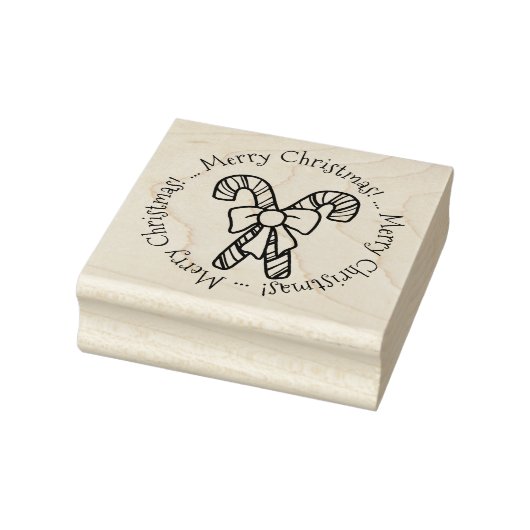 KiniArt Kerst Candy Canes Rubber Stamp Rubberstempel (Stempel)