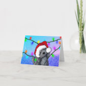 KiniArt Kerst Doodle Feestdagen Kaart (Voorkant)