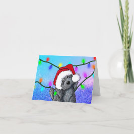 KiniArt Kerst Doodle Feestdagen Kaart