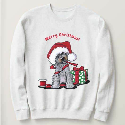 KiniArt Kerst DoodleMoji Sweatshirt (Design voorkant)