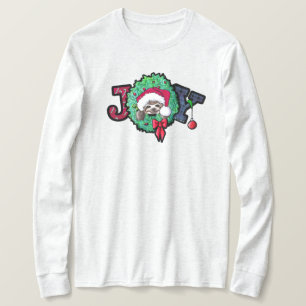 KiniArt Kerst Luiaard Vreugde T-shirt