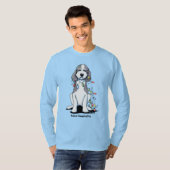 KiniArt Kerst Parti Doodle T-shirt (Voorkant volledig)