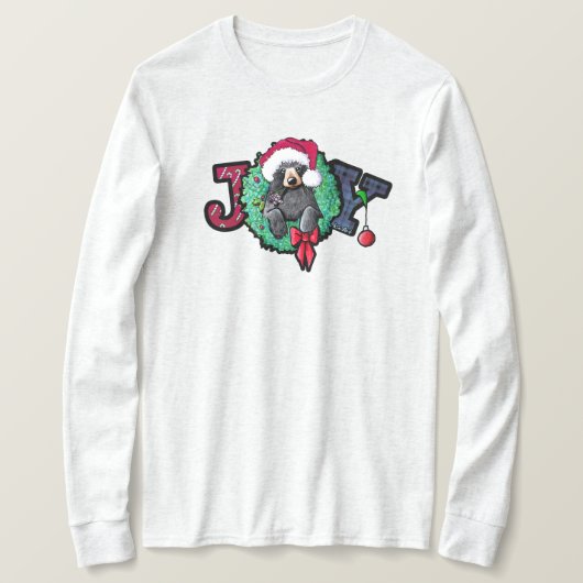 KiniArt Kerstbeer T-shirt (Design voorkant)