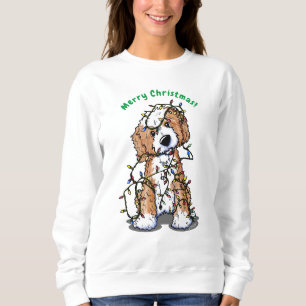KiniArt Kerstmis DoodleMoji Sweatshirt