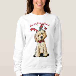 KiniArt Kerstmis DoodleMoji Sweatshirt