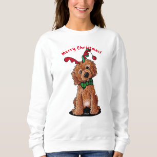 KiniArt Kerstmis DoodleMoji Sweatshirt