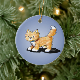 KiniArt Kitty Cat Keramisch Ornament