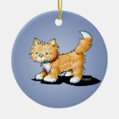 KiniArt Kitty Cat Keramisch Ornament (Voorkant)