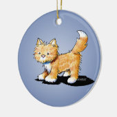 KiniArt Kitty Kat Keramisch Ornament (Links)