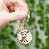 KiniArt Koe Sleutelhanger (Hand)