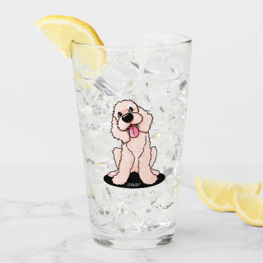 KiniArt Lachende DOODLE Glas (Voorkant ijs)