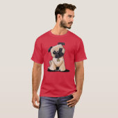 KiniArt Liberty Pug T-shirt (Voorkant volledig)