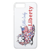 KiniArt Liberty Westie Portrait Case-Mate iPhone Case (Achterkant)