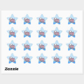 KiniArt Liberty Westie Star Stickers (Vel)