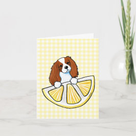 KiniArt Life Lemons Cavalier Card Bedankkaart