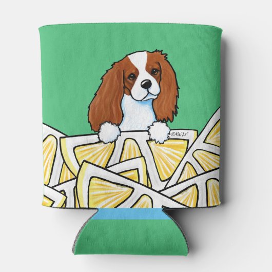 KiniArt Life Lemons Cavalier Koelbox Blikjeskoeler (Achterkant)