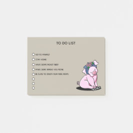KiniArt Little Piggies Note Pad