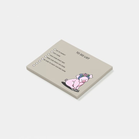 KiniArt Little Piggies Note Pad (Schuin)