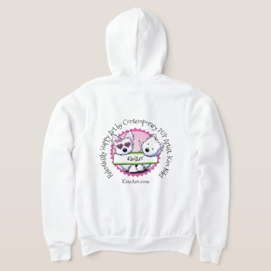 KiniArt Logo Gear Rits hoodie (Laag Achter)