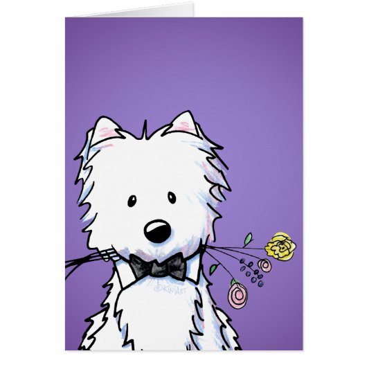 KiniArt Love Bites Westie Terrier (Voorkant)