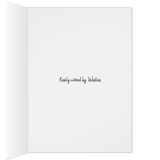 KiniArt Love Bites Westie Terrier (Binnen (Rechts))