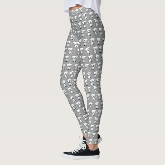 KiniArt Maltese Dog-Leggings Leggings (Links)