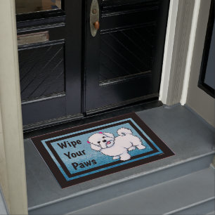 KiniArt Maltese Doormat Deurmat
