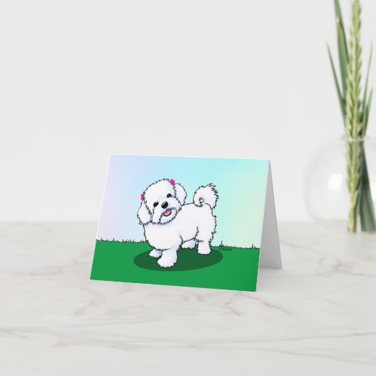 KiniArt Maltese - Hartelijk dank - Kaart (Voorkant)