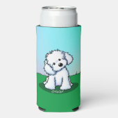 KiniArt Maltese Seltzer Blikjeskoeler (Seltzer Achterkant)