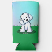 KiniArt Maltese Seltzer Blikjeskoeler (Voorkant)