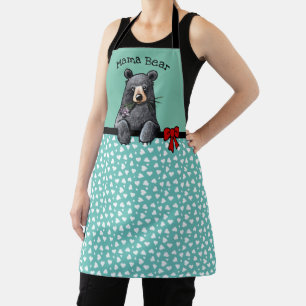 KiniArt Mama Beer All-over Print Apron Schort