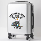 KiniArt Mama Beer Hugs Sticker (Koffer)