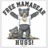 KiniArt Mama Beer Hugs Sticker (Vel)