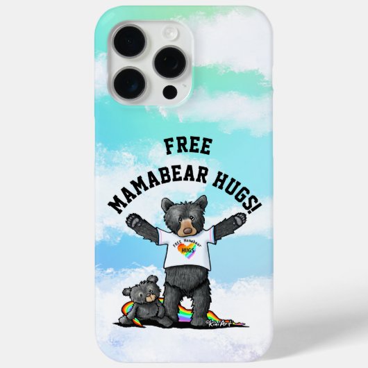 KiniArt Mamabeer Hugs Case-Mate iPhone Case (Achterkant)